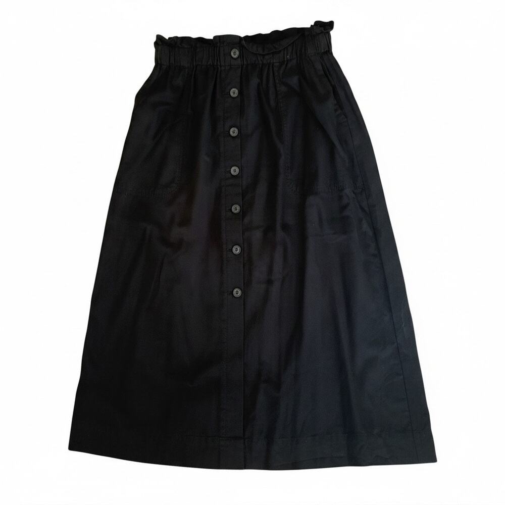 Madewell Black Button Skirt - Medium